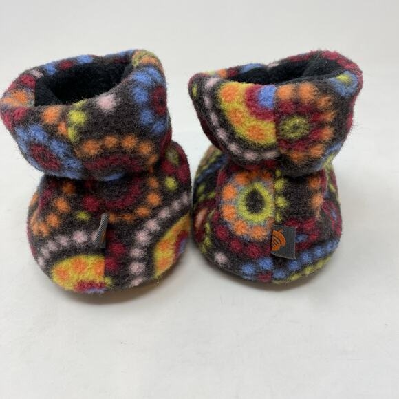 Acorn 6-12m Months Infant Baby Girls Unisex Fleece Bootie Slippers Flowers - Picture 5 of 5